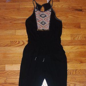 Anthropologie Black Jumpsuit